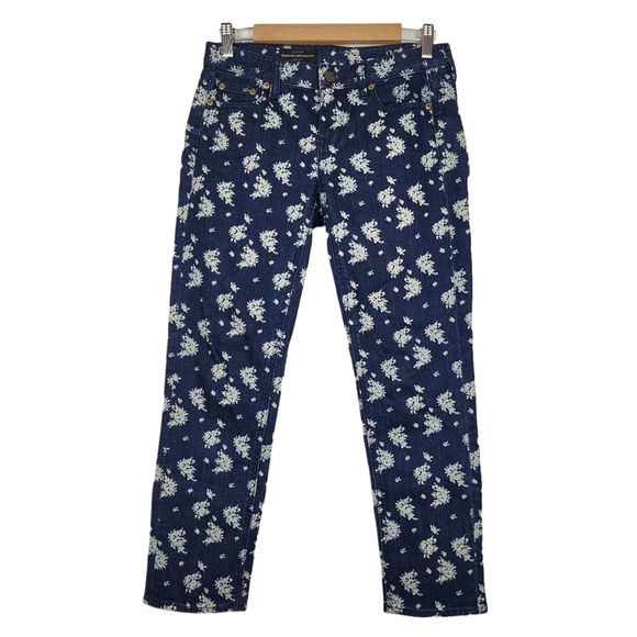 J. Crew Denim - J. Crew Jeans Cropped Matchstick Floral Print